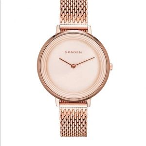Skagen Skw2334 Ditte Rose Gold Mesh Ladies Watch